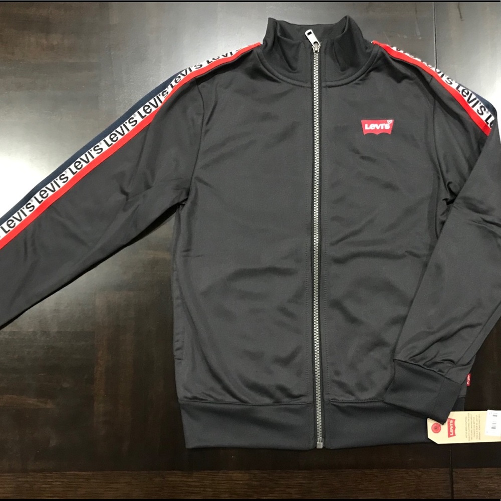 Boys Front Zip Track Jacket Size S (8-10)